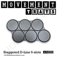 40mm Movement Trays for Tabletop Games | Warhammer Compatible | Full Range
