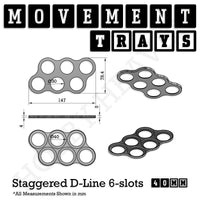 40mm Movement Trays for Tabletop Games | Warhammer Compatible | Full Range
