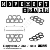 40mm Movement Trays for Tabletop Games | Warhammer Compatible | Full Range
