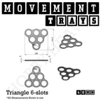 40mm Movement Trays for Miniatures | Tabletop Wargames Compatible | Full Range