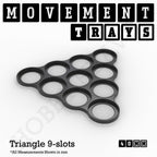 40mm Movement Trays for Miniatures | Tabletop Wargames Compatible | Full Range