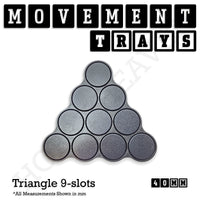 40mm Movement Trays for Tabletop Games | Warhammer Compatible | Full Range