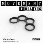 40mm Movement Trays for Miniatures | Tabletop Wargames Compatible | Full Range
