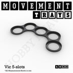 40mm Movement Trays for Miniatures | Tabletop Wargames Compatible | Full Range