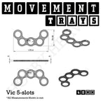 40mm Movement Trays for Miniatures | Tabletop Wargames Compatible | Full Range