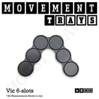 40mm Movement Trays for Miniatures | Tabletop Wargames Compatible | Full Range