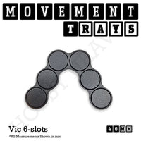 40mm Movement Trays for Tabletop Games | Warhammer Compatible | Full Range

