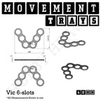40mm Movement Trays for Miniatures | Tabletop Wargames Compatible | Full Range
