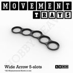 40mm Movement Trays for Miniatures | Tabletop Wargames Compatible | Full Range