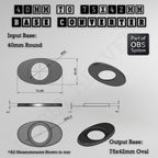 Round To Oval Bases Size Converters 3d Print Full Range