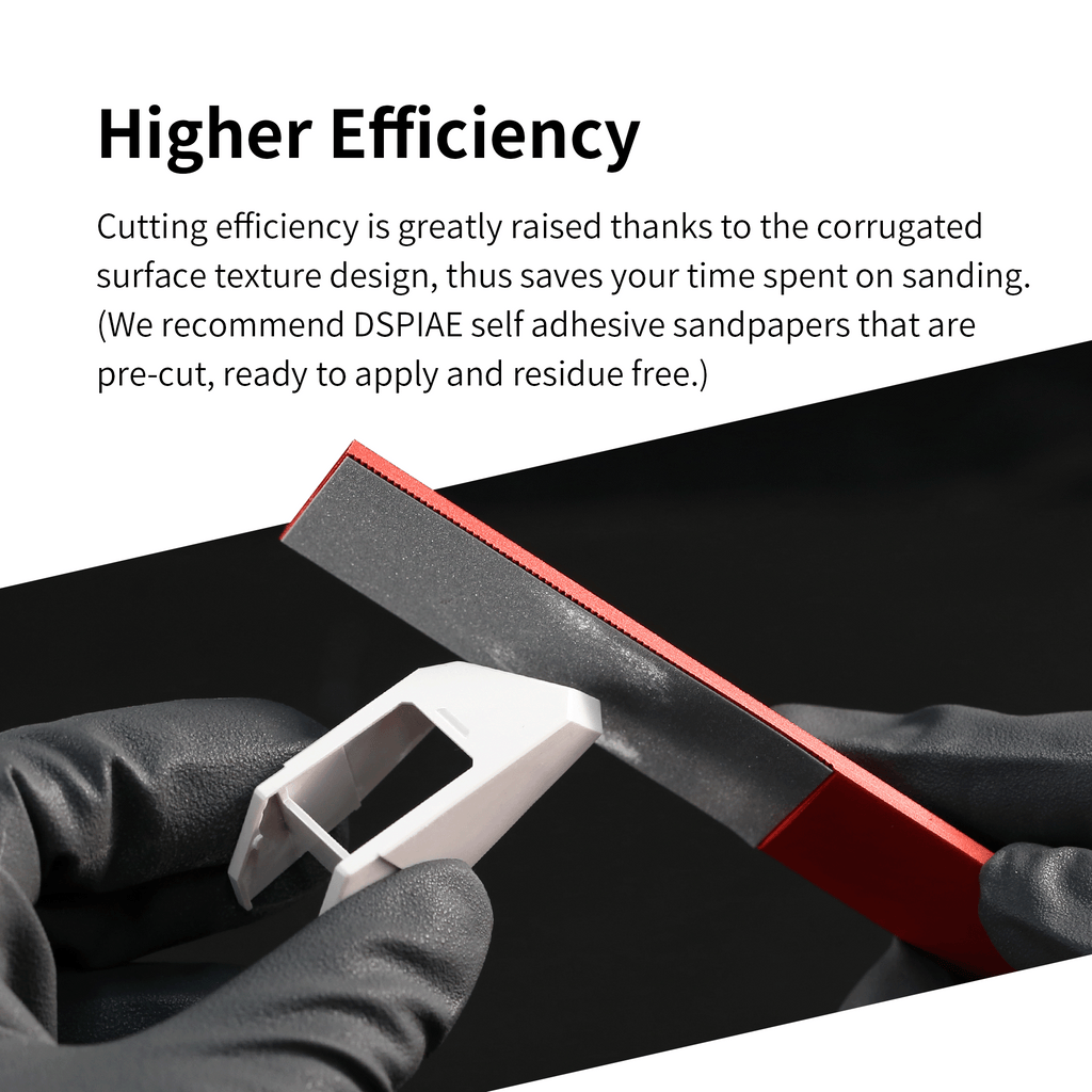 DSPIAE AS-25BK PRO Aluminium Alloy Sanding Board