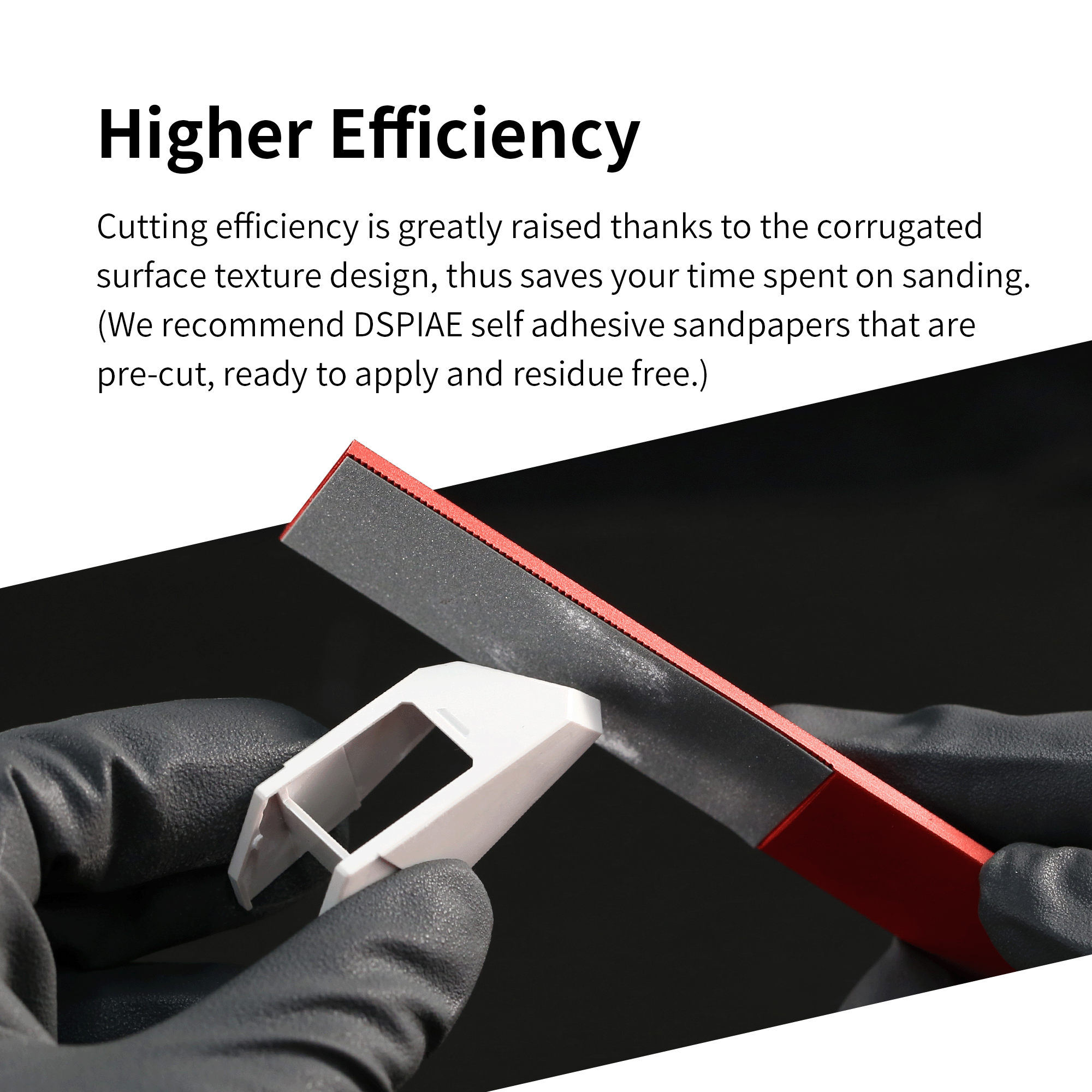 DSPIAE AS-25BK PRO Aluminium Alloy Sanding Board