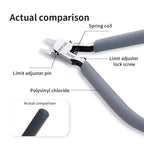 Parts graphic naming the ST-C2 spring coil, limit adjuster pin, lock screw and PVC handle covers