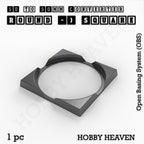 Round to Square Bases Shape and Size Converters 3d Print Full Range