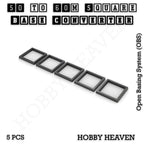 Square to Square Bases Size Converters 3d Print Full Range