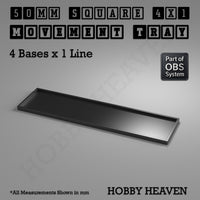 Square Movement Trays | OBS System | 20mm 25mm 30mm 40mm 50mm Bases