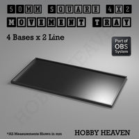 Square Movement Trays | OBS System | 20mm 25mm 30mm 40mm 50mm Bases