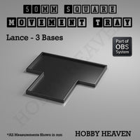 Square Movement Trays | OBS System | 20mm 25mm 30mm 40mm 50mm Bases
