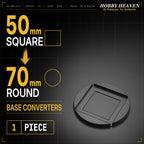 Square to Round Base Converters 3D Print Full Range