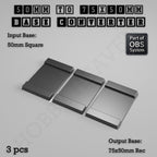 Square to Rectangle Bases Size Converters 3d Print Full Range