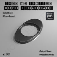 Round To Oval Bases Size Converters 3d Print Full Range