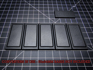 50x24 to 60x30mm Rectangle Bases Converters 3d Print - Hobby Heaven