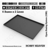 Square and Rectangle Movement Trays for Tabletop Games | Warhammer Compatible | Full Range
