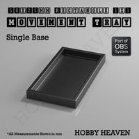 Rectangle Movement Trays | Cavalry & Monsters | 50×25-100×60mm | OBS System
