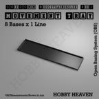 Rectangle Movement Trays | Cavalry & Monsters | 50×25-100×60mm | OBS System