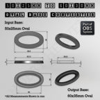 Oval To Oval Bases Size Converters 3d Print Full Range