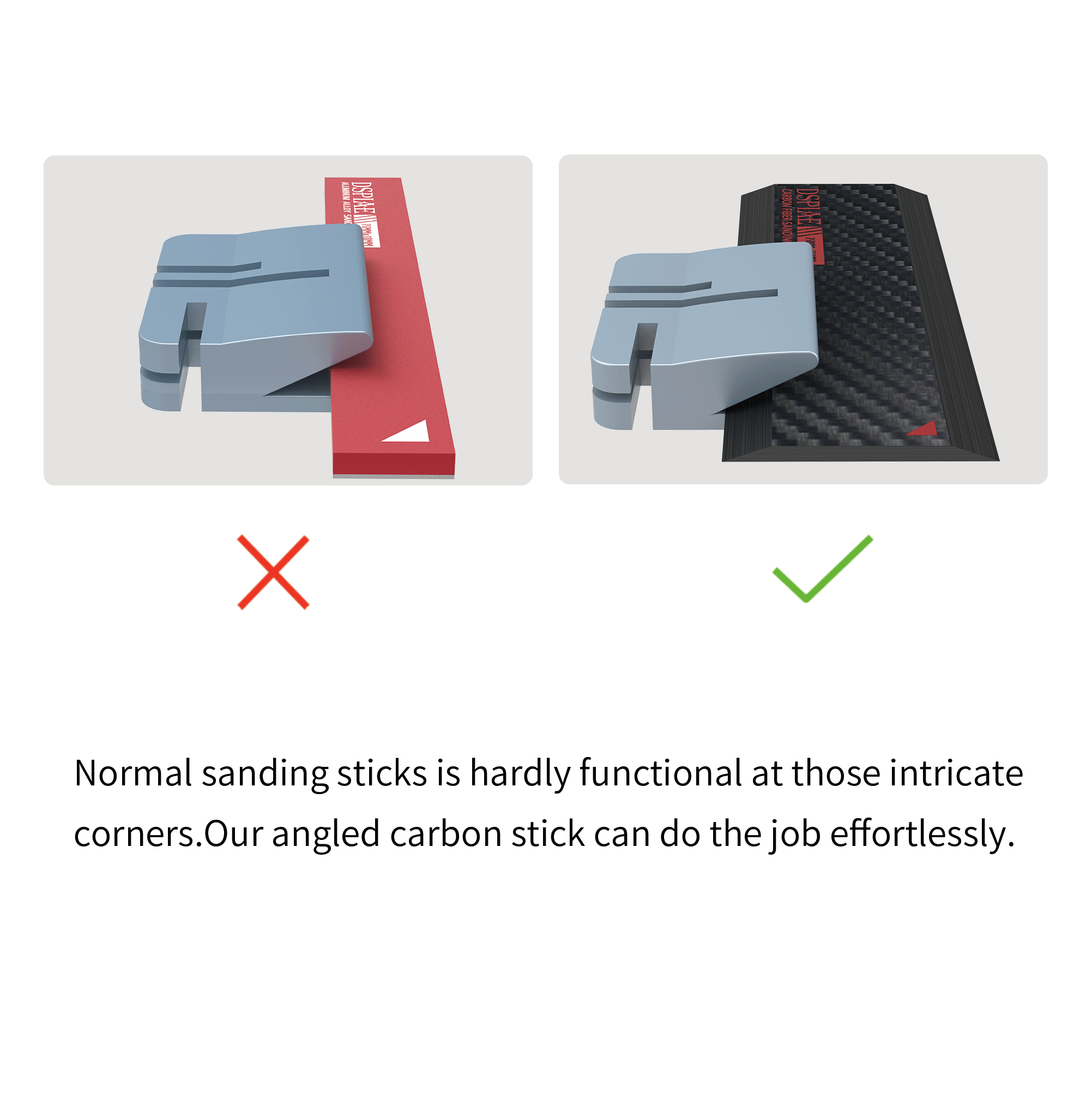 DSPIAE CB-10 Carbon Fibre Sanding Board 10mm