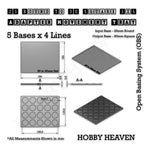 Round to Square Movement Trays Adapters for Tabletop Games