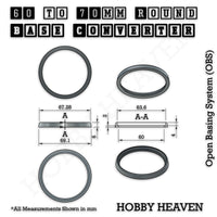 Round Bases Size Converters Round to Round 3d Print Full Range
