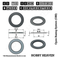 Round Bases Size Converters Round to Round 3d Print Full Range
