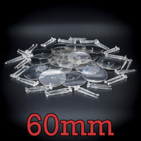 60mm clear acrylic flying base for Warhammer miniatures
