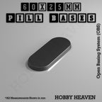 Pill Bases Range - 3d Print Full Range Tabletop Games