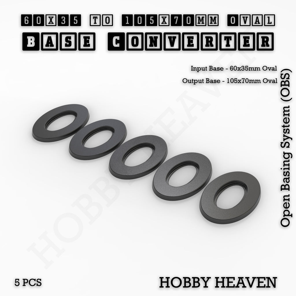 Oval To Oval Bases Size Converters 3d Print Full Range
