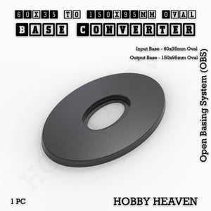 Oval To Oval Bases Size Converters 3d Print Full Range