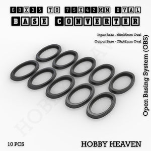 Oval To Oval Bases Size Converters 3d Print Full Range