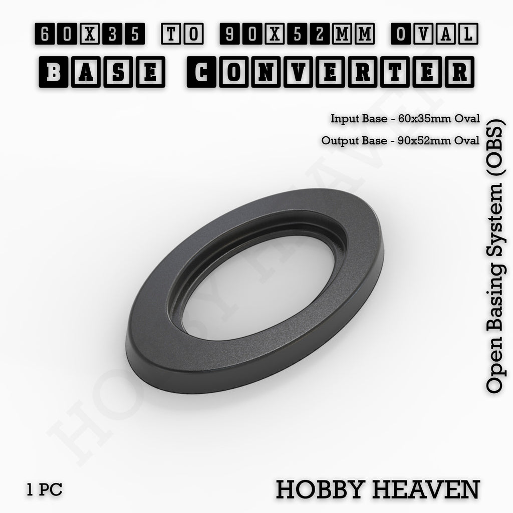Oval To Oval Bases Size Converters 3d Print Full Range