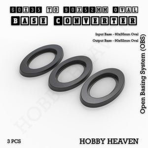Oval To Oval Bases Size Converters 3d Print Full Range