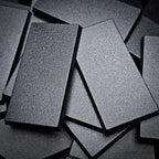 60x30mm Rectangle Plain Plastic Bases - Hobby Heaven