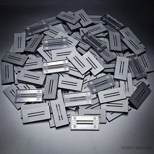 60x30mm Rectangle Slotted Plastic Bases - Hobby Heaven