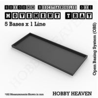 Square and Rectangle Movement Trays for Tabletop Games | Warhammer Compatible | Full Range
