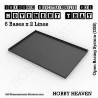 Square and Rectangle Movement Trays for Tabletop Games | Warhammer Compatible | Full Range
