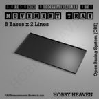 Rectangle Movement Trays | Cavalry & Monsters | 50×25-100×60mm | OBS System