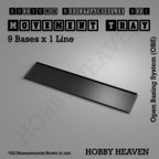 Rectangle Movement Trays | Cavalry & Monsters | 50×25-100×60mm | OBS System