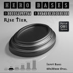 Hero Bases Display Extenders | Round and Ovals | Convert Gaming Bases to Display Bases & Plinths