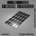 Pill Bases Range - 3d Print Full Range Tabletop Games