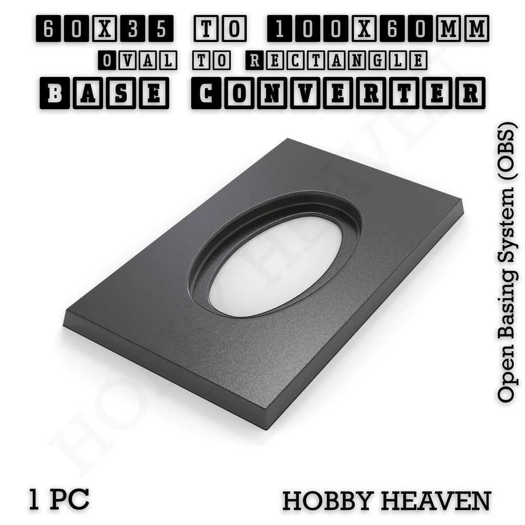 Wargaming Oval to Rectangle Base Converters – Tabletop Games | 3D Printed Tabletop Accessories